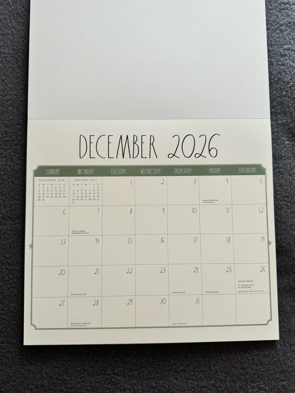 Rae Dunn Magnetic Monthly Planner
